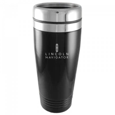 Lincoln Navigator Black 16oz Stainless Steel Tumbler Travel Mug Official License