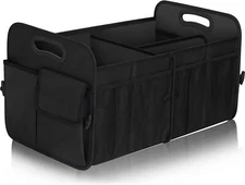 Femuar Trunk Organizer,Storage Organizer with 72L Large Capacity Large, Black 