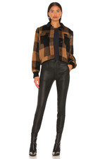 Sanctuary Women's Black Standard Surplus Flat Front Skinny Leg Ankle Pants Sz 28