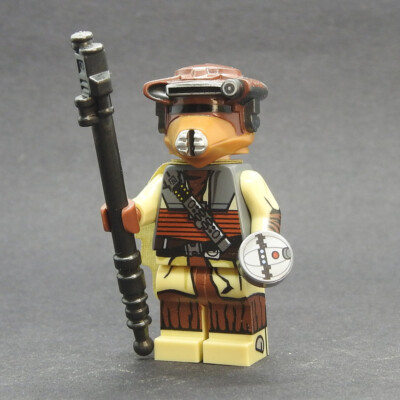 Custom Star Wars minifigures Boushh on lego brand bricks