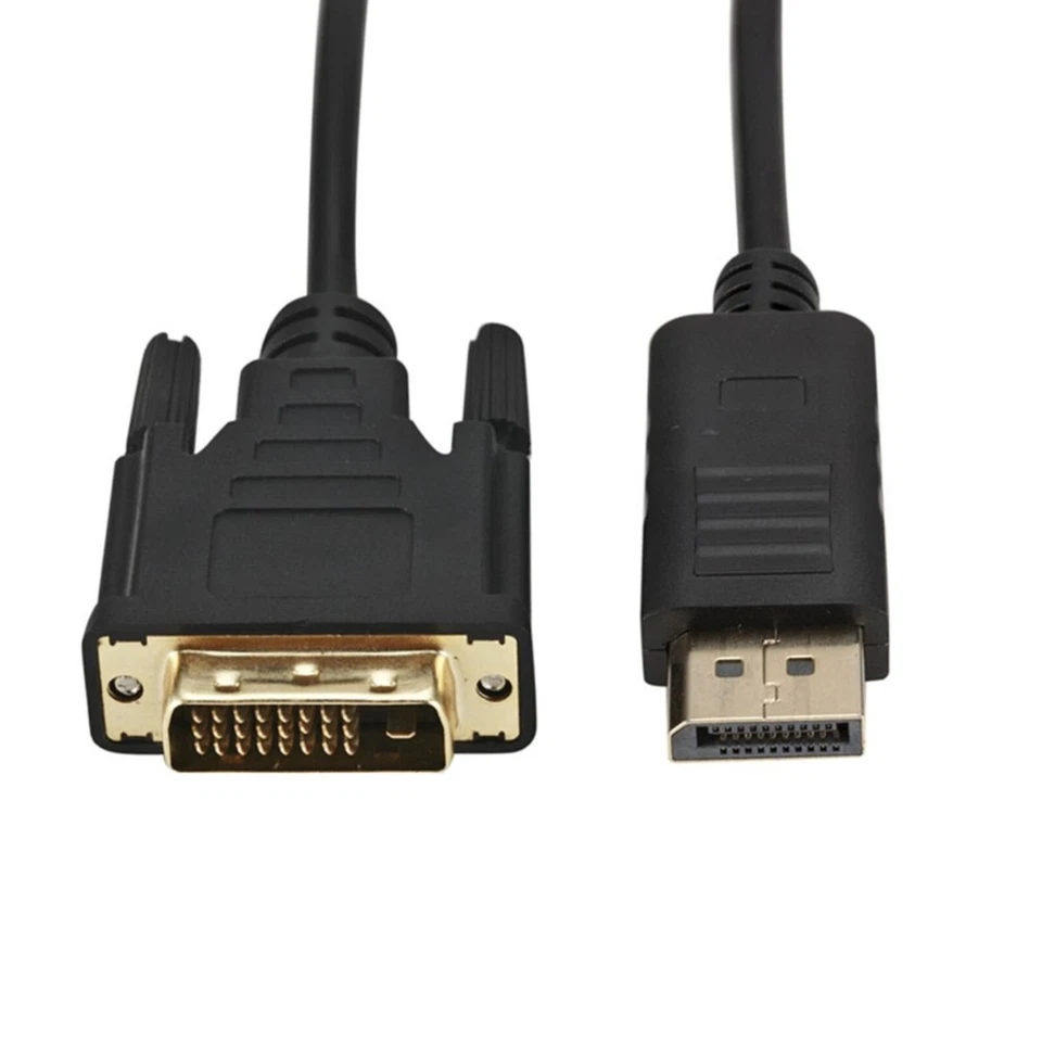 M43 DisplayPort auf DVI Kabel 1,8m 1080P DP zu DVI Konverter für Monitor - Bild 3 von 4