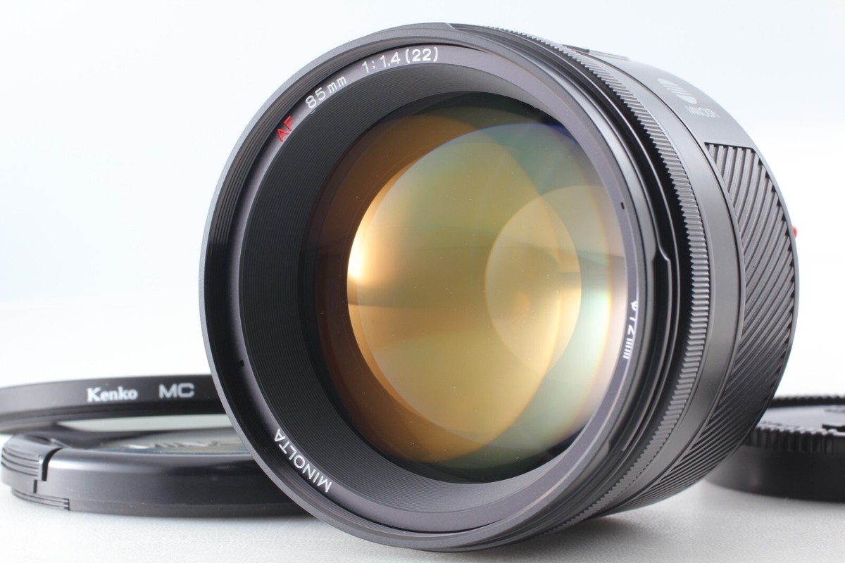 MINOLTA AF 85mm F1.4 （22）レンズ AF LENS 85 Appearance MINT】MINOLTA AF 85mm f/1.4 (22) Portrait AF Lens