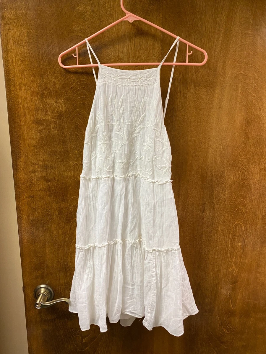 american eagle white dress