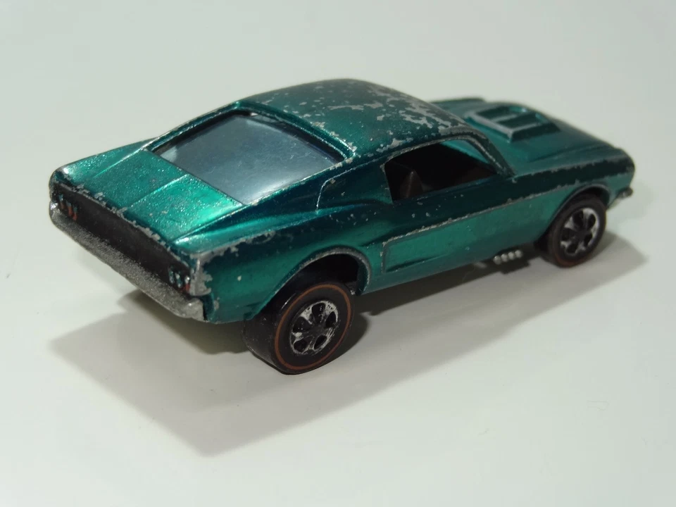 Hot wheels Redline CUSTOM FORD MUSTANG - AQUA (386) - Image 4 of 4