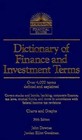 Dictionary of Finance and Investment Terms (Barron's Finan - VERY GOOD