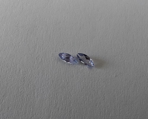 Pair Natural Tanzanite 0.11ct Marquise Cut Excellent gem loose High Grade VVS1 - Picture 3 of 6