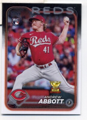 ANDREW ABBOTT (RC) 2024 Topps Series 1 #214 - Cincinnati Reds 