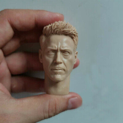 Blank Hot 1/6 Scale Iron Man Tony stark Robert Downey Jr Head Sculpt Unpainted Blank Hot 1/6 Scale Iron Man Tony stark Robert Downey Jr Head Sculpt Unpainted