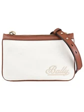 Bally Claryssa 63023010 Women's Beige Logo Handbag MSRP $500