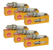 6 NGK Zündkerzen für BMW 7er (E38,E65,E66,E67),X3 (E83),X5 (E53),Z3 (E36)