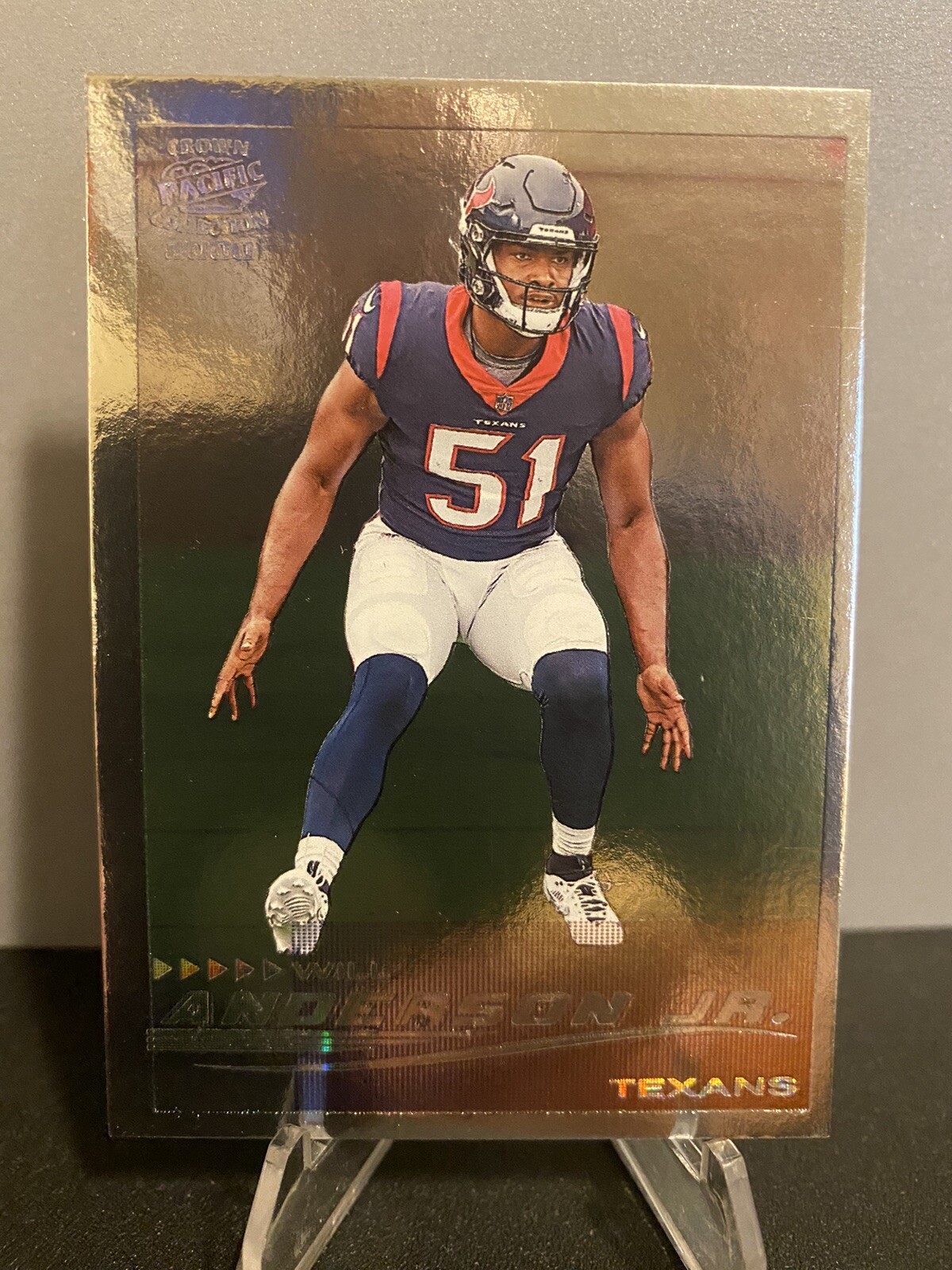2023 PANINI ZENITH WILL ANDERSON JR #23 CROWN PACIFIC COLLECTION 2000 ROOKIE RC