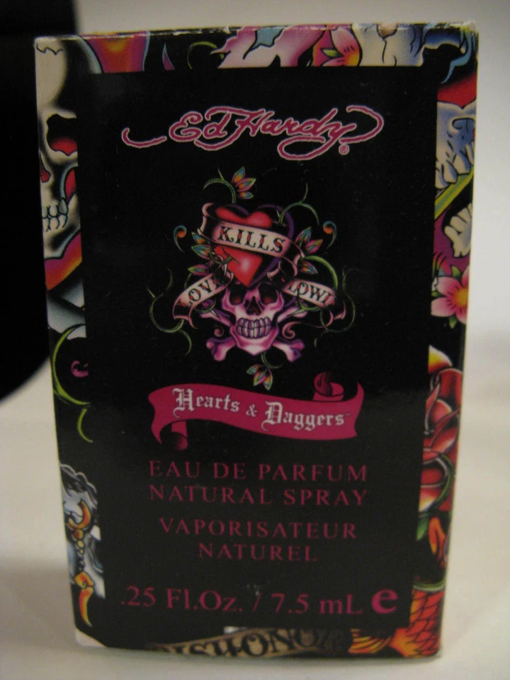 Ed Hardy sortido EDP e Eau de Toilette mini 0,25 oz. cada, novo na caixa, sua escolha - Imagem 2 de 4