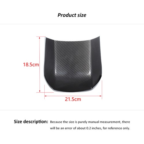 Rear Armrest Box Panel Cover Trim Bezel For Chevy Camaro 2010-2015 Carbon Fiber - Picture 9 of 9