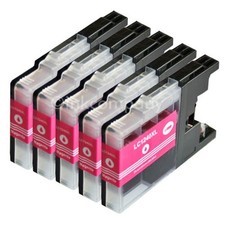 5 kompatibel zu Brother Patronen magenta LC1240 XL für DCP J525W J725DW J925DW M