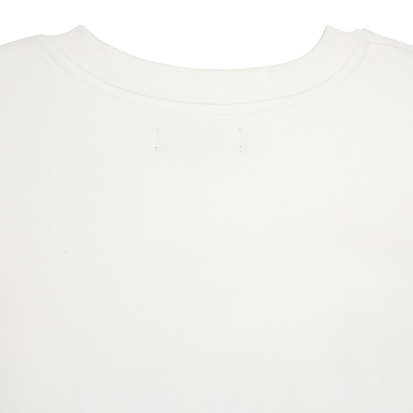 OFF WHITE FELPE E FELPE NUOVE CON ETICHETTE VIOLA MARCA HWT FLEECE GIROCOLLO BIANCO SPORCO taglia S $295