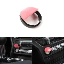 Pink Engine Start/Stop Button Switch Cover Trim for Ford Mustang 2015-2019