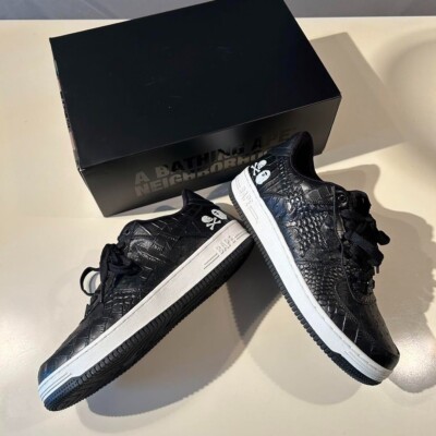 Bape x NEIGHBORHOOD Bape Sta Black NEW size 30cm Japan JP