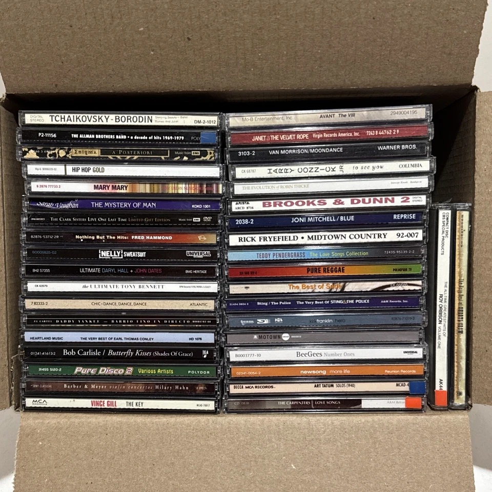 Lot 40 Random Music CDs Rock Pop Reggae Alternative Rap Country Assorted Lot — 第 4/4 张图片