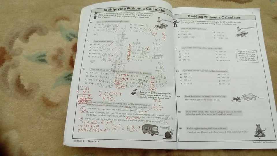  CGP Key Statge Three Mathematics Higher Level-1 x The Study Guide & 1x workbook - Image 4 of 4