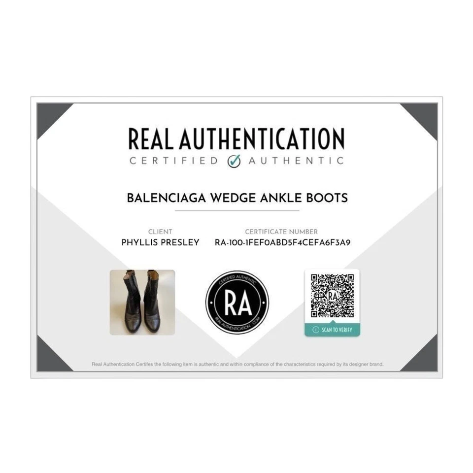 Bota de cuña Balenciaga Brogue talla 6,5 Foto 2 de 4