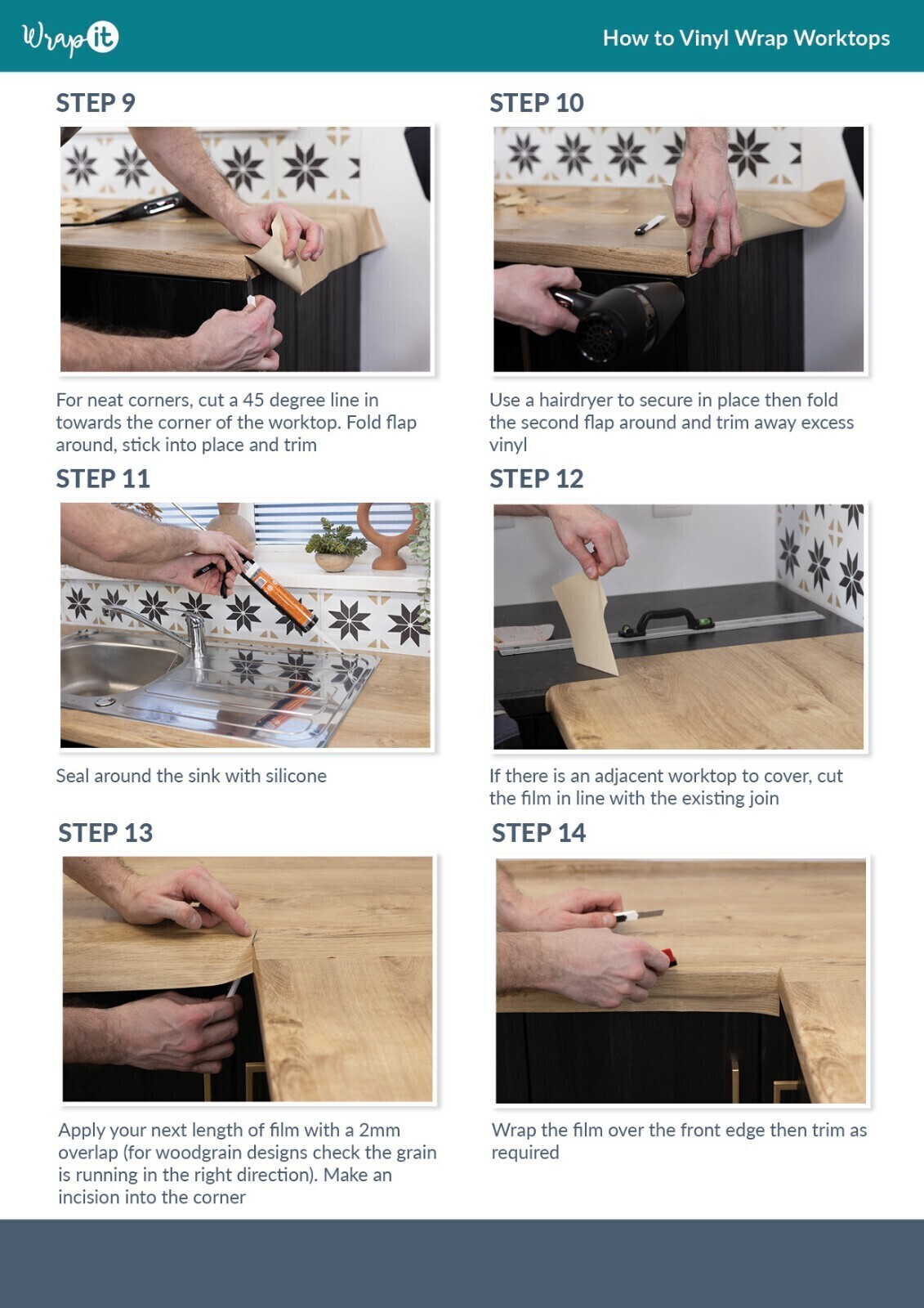 Self Adhesive Vinyl Wrap Film for Kitchen Doors & Worktops dc fix