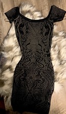 Guess Embroidered Bandage Dress Xs
