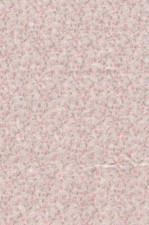 1 YARD X 44"w Tiny PINK FLORAL cotton Quilt, Craft, DOLL Sewing FABRIC lt weight