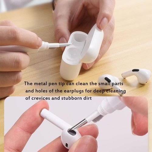 Cleaner Kit for Airpods - Pro 1 2 Earbuds Cleaning Pen Brush Earphones Case Gift - Picture 3 of 9