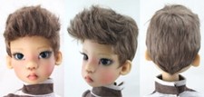 Monique Collection Gold Synthetic mohair wig JOEY DOUBLE Brown sz 6-7
