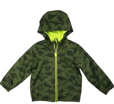 Carter's Boy's Dinosaur Hooded Lightweight Windbreaker Jacket 4T