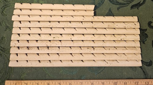 Lot of Travertine Trim Rope Style Moulding - Picture 5 of 7