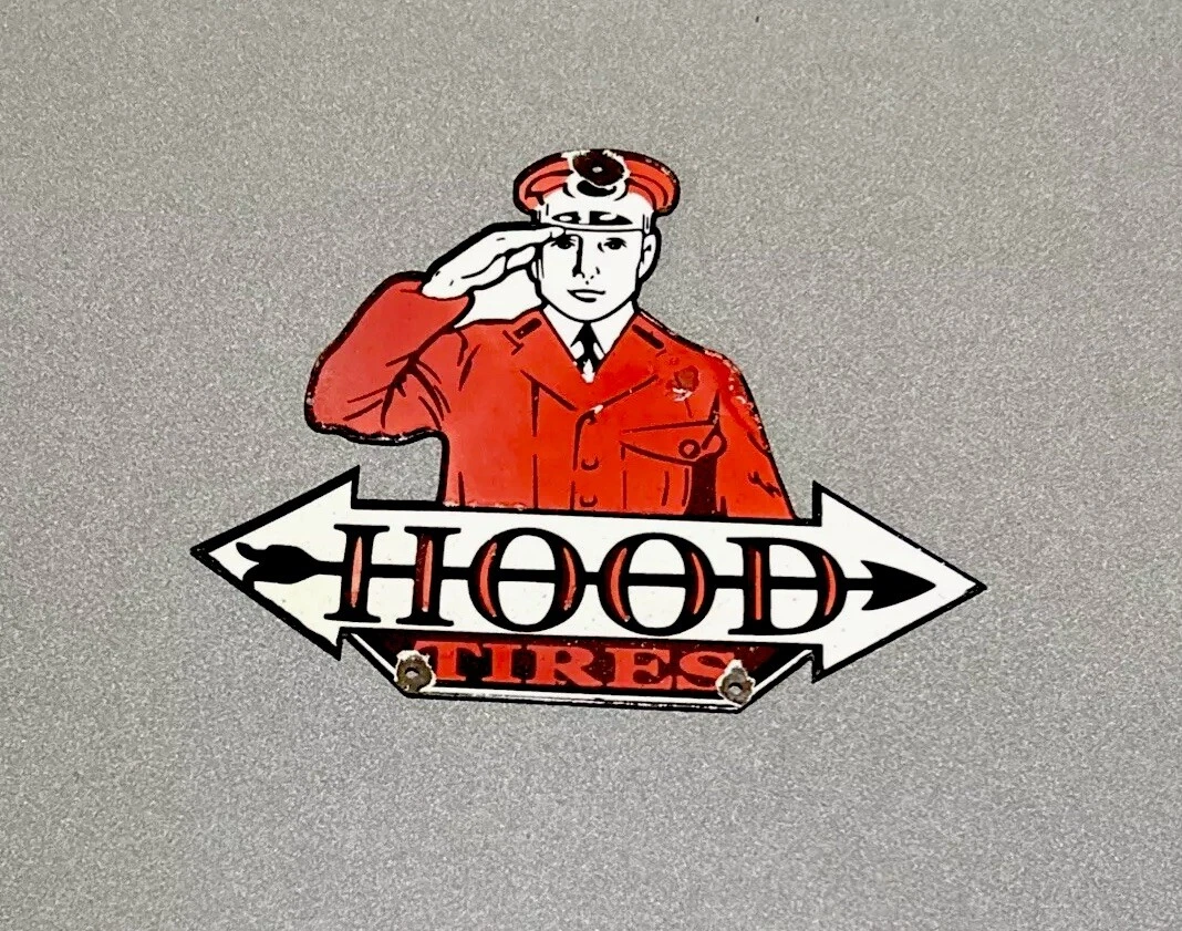 Hood Tire In Collectible Gas & Oil Advertising Signs for sale | eBay
