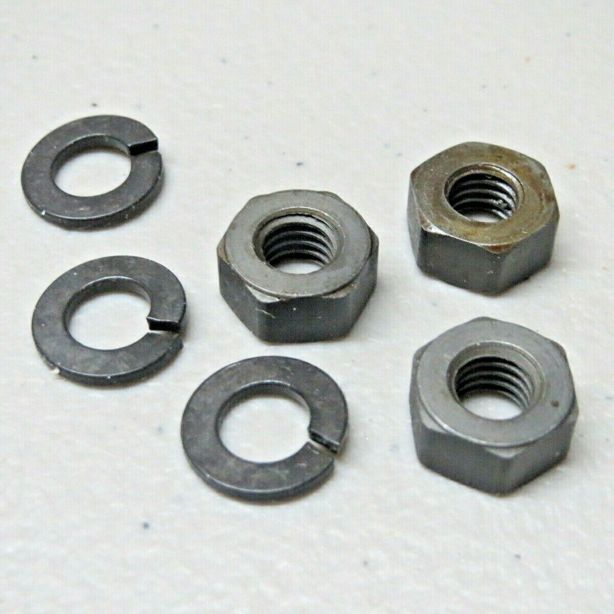 Harley 7695 (0109) 1/4-24 X 7/32 X 7/16 Hex Nuts Parkerized Knucklehead Panhead
