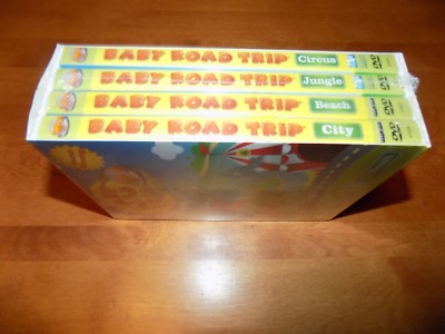 BABY ROAD TRIP JUNGLE CIRCUS CITY BEACH Young Kids Musical 4 Disc