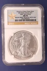 2012  (W) American Silver Eagle $1 MS 70 NGC First Releases West Point
