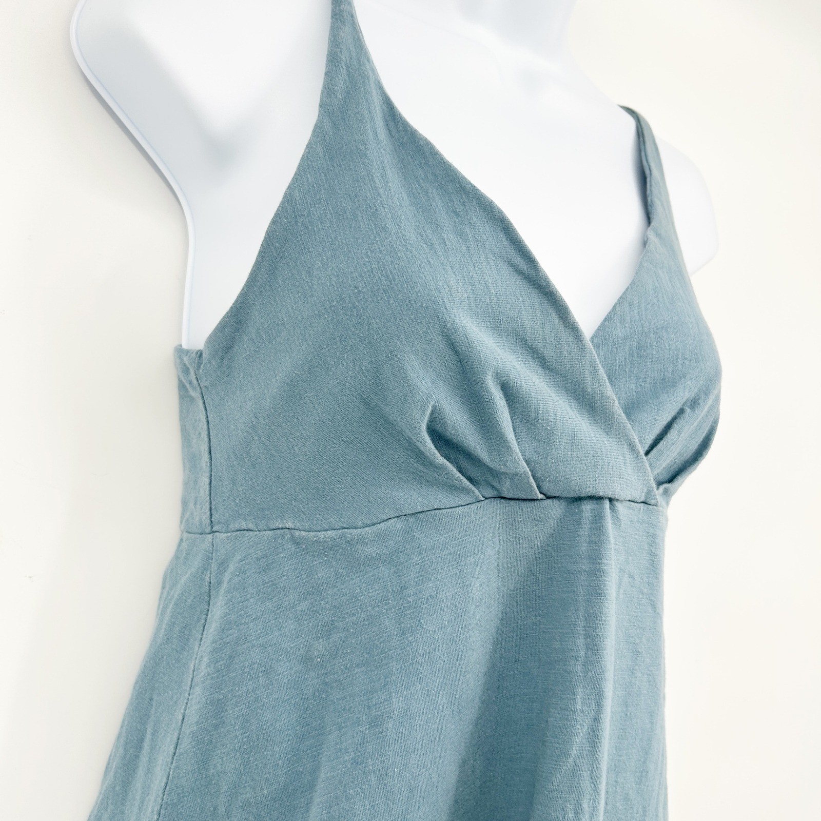 Patagonia Womens Blue Organic Cotton Amber Dawn Cross Back Summer Dress Size S thumbnail 3