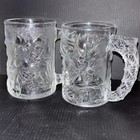 2 1995 McDonalds Batman & Robin Forever Glass Mugs DC Comics Lot #1 — photo 1