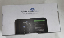 ClearCaptions Blue Telephone Hearing Impaired Amplified Captioning