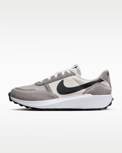 Nike Waffle Debut Flat Pewter Black White Running Sneakers FJ4195-003 Mens Sizes