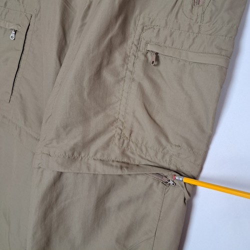 REI Cargo Pants Womens 8 100%-Nylon Brown Convertible UPF 50+ Hiking Outdoor - Picture 6 of 20