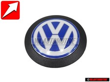 Original Vw Engine Cover Badge Emblem Bluewhite - 038103940f Original Vw Engine Cover Badge Emblem Bluewhite - 038103940f