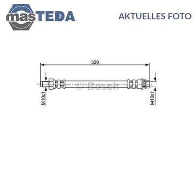 1 987 481 032 BREMSSCHLAUCH BREMSLEITUNG VORNE LINKS RECHT BOSCH NEU