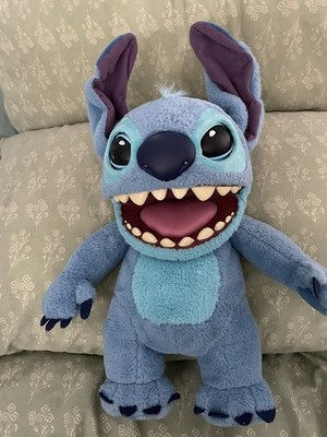 Disney Stitch Puppe interaktives Spielzeug für Kinder echte FX-Geräusche funktioniert perfekt sehr guter Zustand