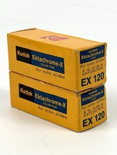 Sealed Kodak Ektachrome-X Color Slide Film EX 120 Exp. Mar 1978 Set Of 2 Boxes