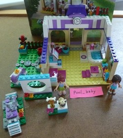 Lego Friends 41124 - HEARTLAKE PUPPY DAYCARE - Used - 100% COMPLETE - NO BOX