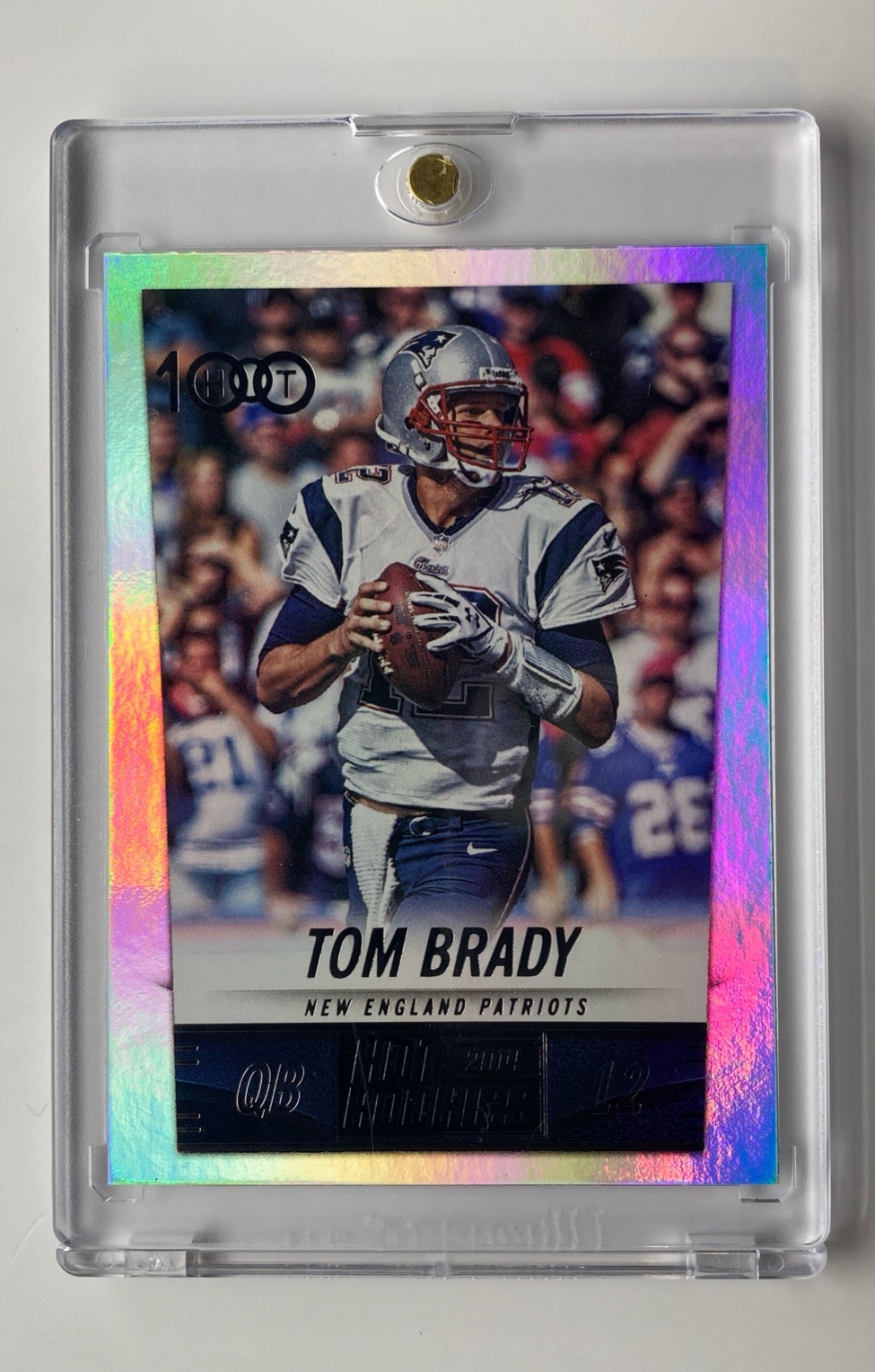 Tom Brady 2014 Score Hot 100 Holo Silver Foil Patriots #235 New England Patriots