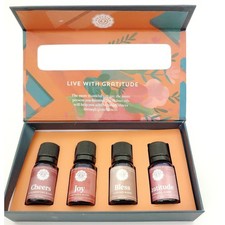 Essential Oil Set Woolzies New-Sealed The Thankful Set 4-Pack Blends
