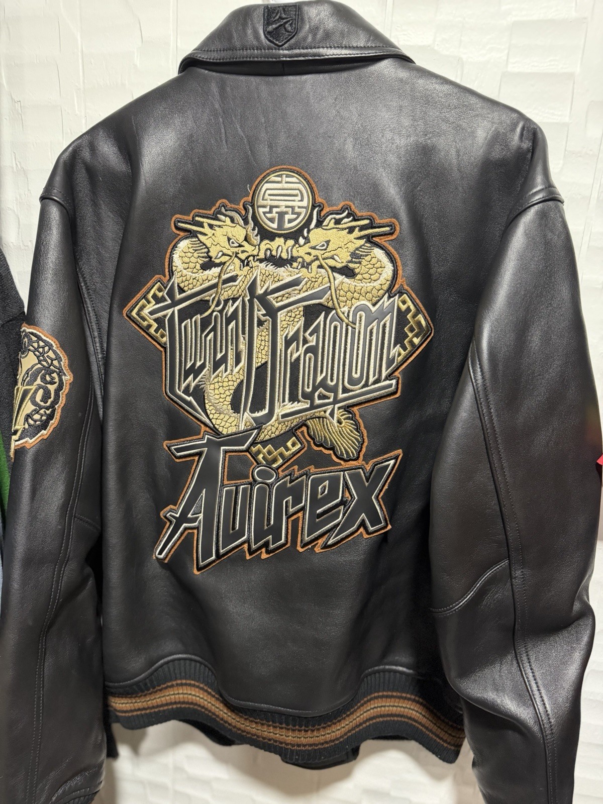 Avirex leather jacket dragon - Gem