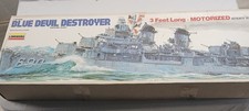 Lindberg Blue Devil Destroyer 3' Long Motorized 1:125 Scale Model Kit #70815