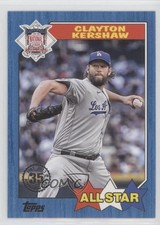 2022 Series 2 1987 Topps All-Star Baseball Blue Clayton Kershaw #87AS-30 0ne9